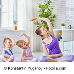 Yoga-Übung für Kinder